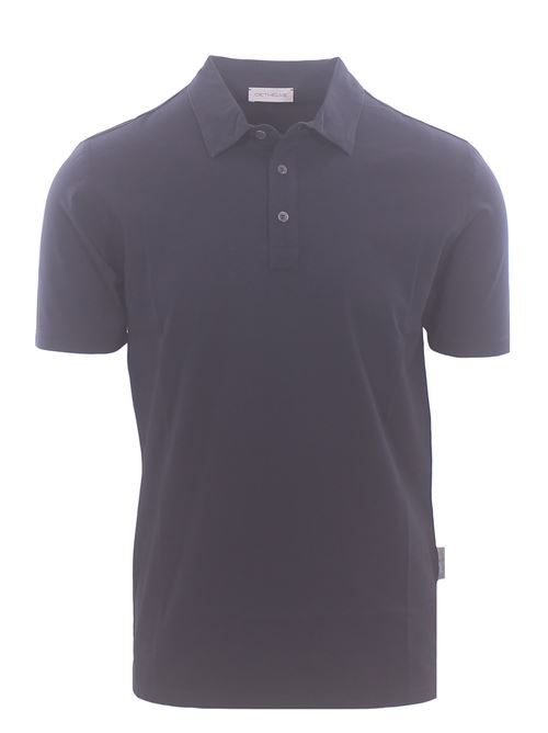 short sleeve polo DETWELVE | ITM-BEAGLEICE CREPEBLU